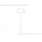 Lampa podłogowa z tkaniny Shpola
