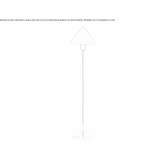 Alabaster LED floor lamp with contemporary, direct, indirect light Mirani