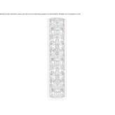 Lampa podłogowa LED Cristalflex® i Opalflex® ze ściemniaczem Kalawa