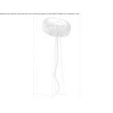 Lampa podłogowa ze skórzanym kloszem Marevo