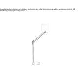 Height adjustable floor lamp Koethen