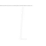 Floor lamp in painted metal Lippelo