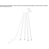 Plate floor lamp Alberona