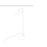 Adjustable LED floor lamp Bage