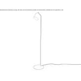 Ceramic floor lamp Yakhroma