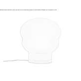 Lampa stołowa z dmuchanego szkła Sefaatli
