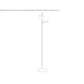 Adjustable aluminum LED floor lamp with dimmer Arani