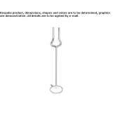 LED floor lamp made of Murano glass Buzke