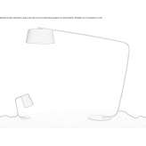 Fabric arc lamp Brno