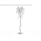 Handmade bronze floor lamp Mosheim