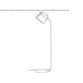 Lampa podłogowa LED z dmuchanego szkła ze ściemniaczem Ciumani