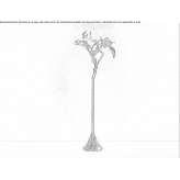 Handmade bronze floor lamp Socos