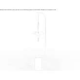 Brass floor lamp Nicasio