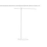 Adjustable carbon fiber LED floor lamp Ovid