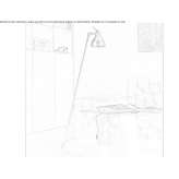 LED floor lamp made of glass and steel Omacha