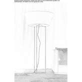 Fabric floor lamp Geraberg