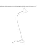 Steel floor lamp Turri