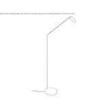Adjustable brass LED floor lamp Bergland