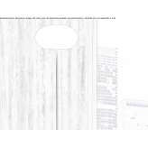 Lampa podłogowa ze szkła i aluminium Udenisht