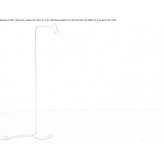 Adjustable aluminum LED floor lamp Kortowo
