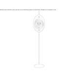 Steel LED floor lamp Oberdorf