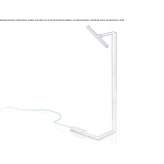 Adjustable brass floor lamp Debe