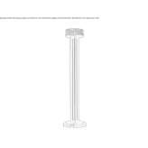 Handmade metal floor lamp Wellard