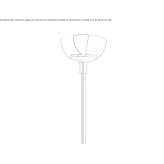 Floor lamp with dimmer Coqui