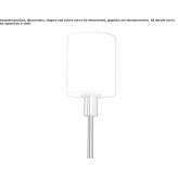 Lampa podłogowa ze ściemniaczem Cleres