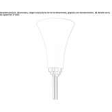 Floor lamp with dimmer Regnow