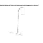 Fabric floor lamp Kastav