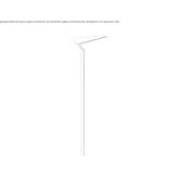 Handmade metal floor lamp Wellard