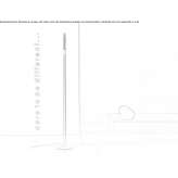 Steel LED floor lamp Vorden