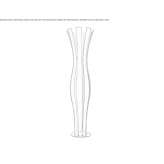 Glass floor lamp Clive