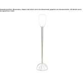 Floor lamp with dimmer Split