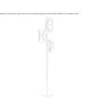 Blown glass floor lamp Amparo