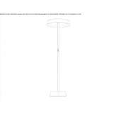 LED floor lamp Litago