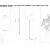 Lampa podłogowa z odlewanego ciśnieniowo aluminium Lizarza