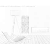 Drewniana lampa podłogowa LED ze statywem Doria