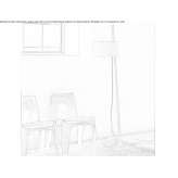 Wood and linen floor lamp Moelln