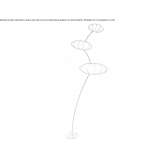 Steel floor lamp Godiasco