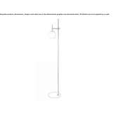 Metalowa lampa podłogowa Frose