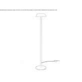 Metal LED floor lamp Omissy