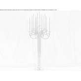 Steel LED floor lamp for reading Gadinti