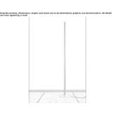Lampa podłogowa LED z wytłaczanego aluminium Csokmo