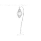 Murano glass floor lamp Paterno