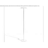 Aluminum LED floor lamp with dimmer Kerpen