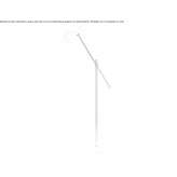 Reading floor lamp with swing arm Ludza
