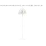 Wicker LED floor lamp Gosmani