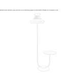Lampa podłogowa LED z tkaniny Stanley